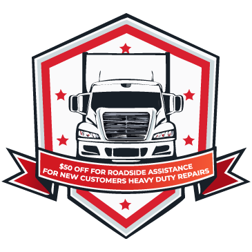 $50 Off for Roadside Assistance for New Customers Heavy Duty Repairs